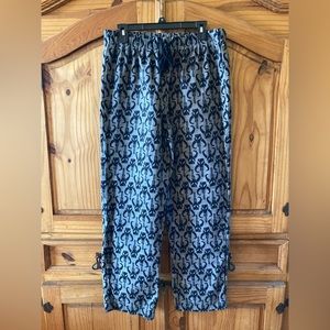 Men Star Wars Mythosaur Skull gray black pajama lounge pants size M